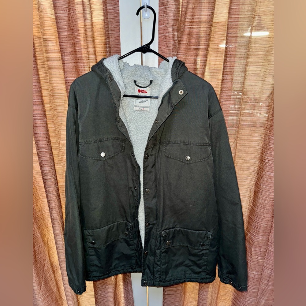 Fjallraven Greenland Winter Jacket, Mens Medium, teddy lined, excellent cond